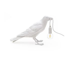 Настольный светильник Seletti Bird Lamp White Waiting, фото 1
