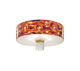 Потолочный светильник Kolarz EMOZIONE, Aqua Red, Ø60, фото 1