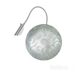 Настенный светильник Kolarz LUNA, Toscana Silver, Ø20/8, фото 1