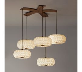 Подвесной светильник Aqua Creations 5 Molecules Chandelier, фото 1