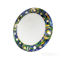 Настенно-потолочный светильник Kolarz SERENA, Aqua Blue, Ø40, фото 1