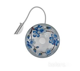 Настенный светильник Kolarz LUNA, Primavera Silver, Ø20/8, фото 1
