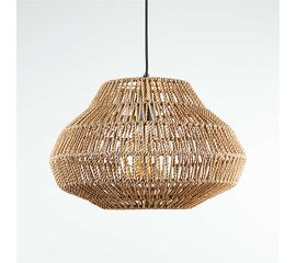 Подвесной светильник Crate and Barrel Cabo Small Woven Pendant Light, фото 1