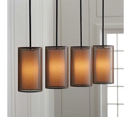 Люстра Crate and Barrel Eclipse Linear Chandelier, фото 1