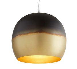 Подвесной светильник Crate and Barrel Elara Metal Globe Pendant Light, фото 1