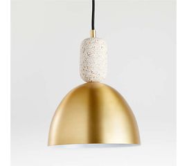 Подвесной светильник Crate and Barrel Esrum Terrazzo Pendant Light, фото 1