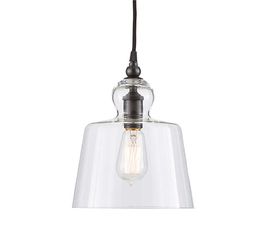 Подвесной светильник Crate and Barrel Lander Antique Bronze Pendant Light, фото 1