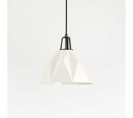 Подвесной светильник Crate and Barrel Maddox Faceted Pendant Small with Socket, фото 1