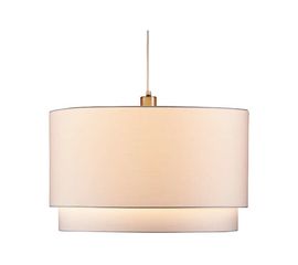 Подвесной светильник Crate and Barrel Meryl Double Drum Pendant Light, фото 1