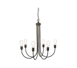Люстра Crate and Barrel Oakton Bronze Chandelier, фото 1