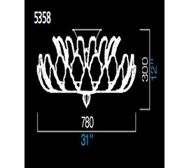 Потолочный светильник Barovier&amp;Toso 5358, фото 1