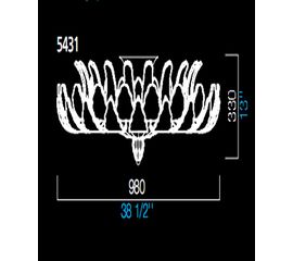 Потолочный светильник Barovier&amp;Toso 5431, фото 1