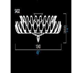 Потолочный светильник Barovier&amp;Toso 5432, фото 1