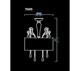 Потолочный светильник Barovier&amp;Toso 7045, фото 1