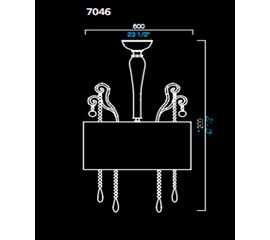 Потолочный светильник Barovier&amp;Toso 7046, фото 1