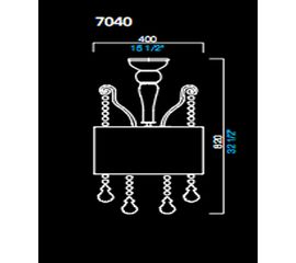 Потолочный светильник Barovier&amp;Toso 7040, фото 1
