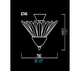 Потолочный светильник Barovier&amp;Toso 6744, фото 1
