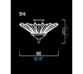 Потолочный светильник Barovier&amp;Toso 5516, фото 1