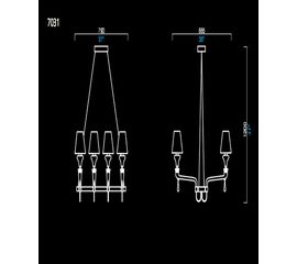 Подвесной светильник Barovier&amp;Toso 7031, фото 1