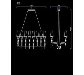 Подвесной светильник Barovier&amp;Toso 7033, фото 1