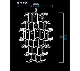 Подвесной светильник Barovier&amp;Toso 5419, фото 1