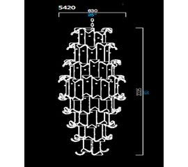 Подвесной светильник Barovier&amp;Toso 5420, фото 1