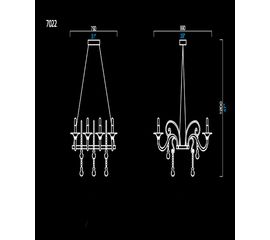 Подвесной светильник Barovier&amp;Toso 7022, фото 1