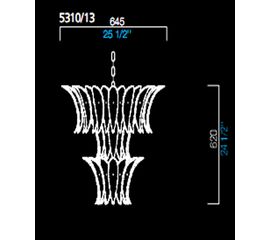 Подвесной светильник Barovier&amp;Toso 5310/13, фото 1