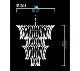 Подвесной светильник Barovier&amp;Toso 5310/14, фото 1