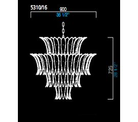 Подвесной светильник Barovier&amp;Toso 5310/16, фото 1