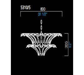 Подвесной светильник Barovier&amp;Toso 5310/5, фото 1