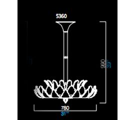 Потолочный светильник Barovier&amp;Toso 5360, фото 1