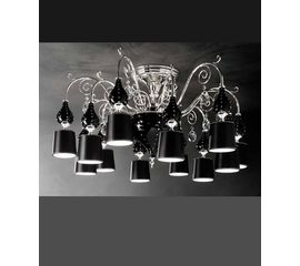 Потолочный светильник Masiero Luxury Black Grace PL 12, фото 1