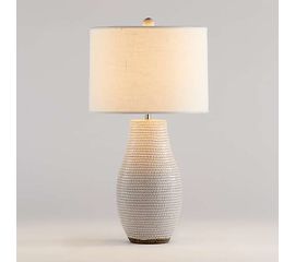 Настольная лампа Crate and Barrel Cane Table Lamp, фото 1