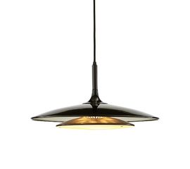 Подвесной светильник Crate and Barrel Gage Black Metal Pendant Lamp, фото 1