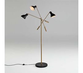 Торшер Crate and Barrel Kace Triple Head Floor Lamp, фото 1