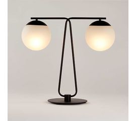 Настольная лампа Crate and Barrel Lynby Double Globe Table Lamp, фото 1