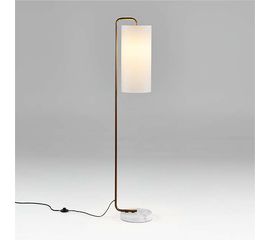 Торшер Crate and Barrel Oralee Glass Cylinder Floor Lamp, фото 1