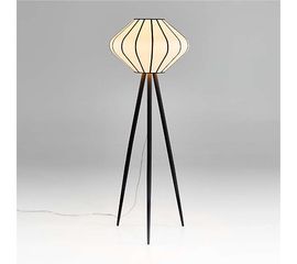 Торшер Crate and Barrel Starling Paper Lantern Floor Lamp, фото 1