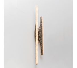 Настенный светильник Markus Haase Sculptural Sconce in Textured Bronze and Onyx, фото 1