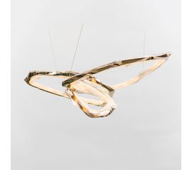 Подвесной светильник Markus Haase Bronze and Onyx Circlet Chandelier III, фото 1