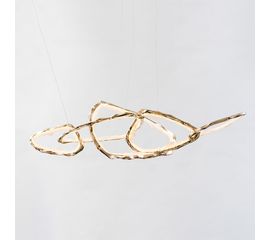Подвесной светильник Markus Haase Bronze and Onyx Circlet Chandelier II, фото 1