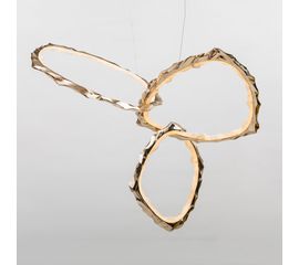 Подвесной светильник Markus Haase Bronze and Onyx Circlet Chandelier, фото 1