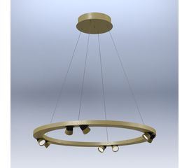 Подвесной светильник Martinelli Luce 2004/SL/I/S circular slim, фото 1