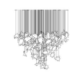 Подвесной светильник Lasvit Dancing Leaves Oval S, фото 1