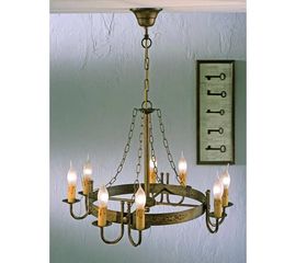 Подвесной светильник Lustrarte Classico Medieval Mod.359_8V-T, фото 1