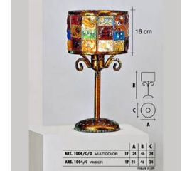Настольный светильник  Longobard TOKYO 1004/С amber 1F, фото 1