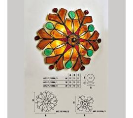 Настенный/потолочный светильник  Longobard TOKYO PL/1006/1 3F, фото 1