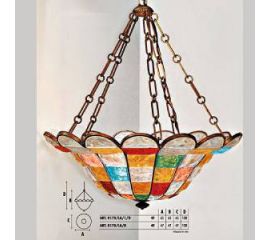 Подвесной светильник  Longobard 0170/LA/D 4F, фото 1