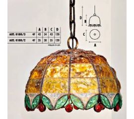 Подвесной светильник  Longobard 0180/2 4F, фото 1
